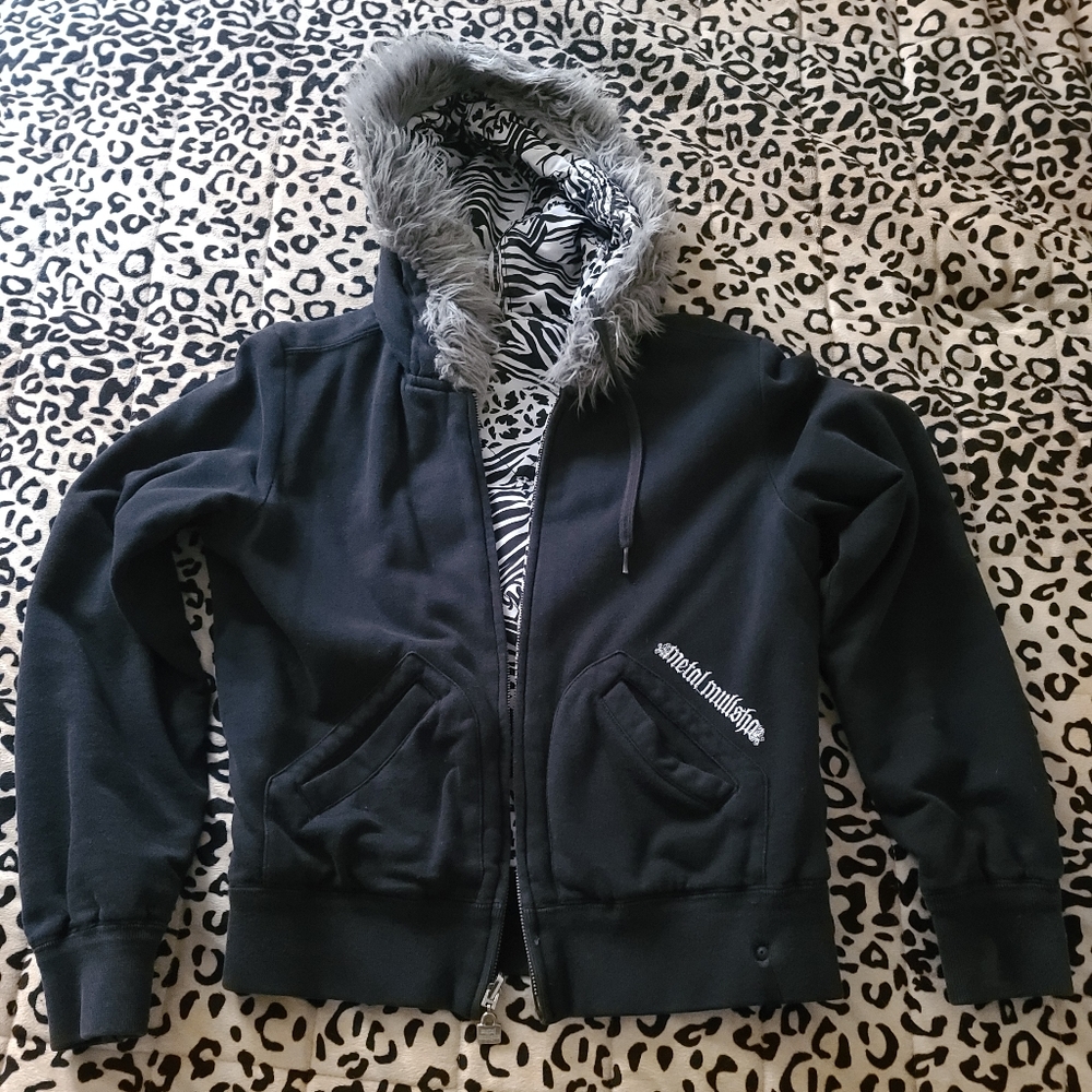 Womens Reversible Metal Mulisha Jacket
